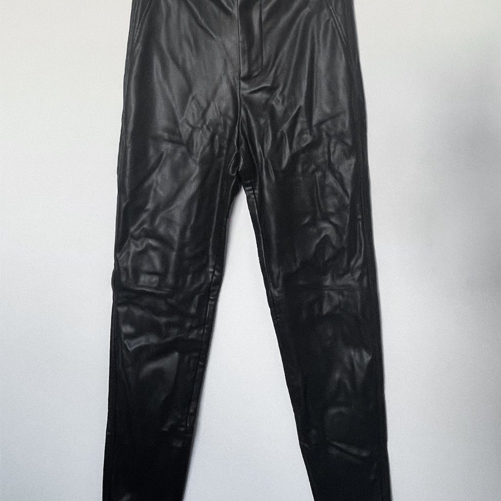 Zara faux leather pants